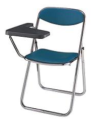 メモ台付き折りたたみ椅子SCF02-CMX ブルー